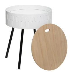 Atmosphera Tables D'Appoint*Table d'appoint coffre "Shiro" Vert