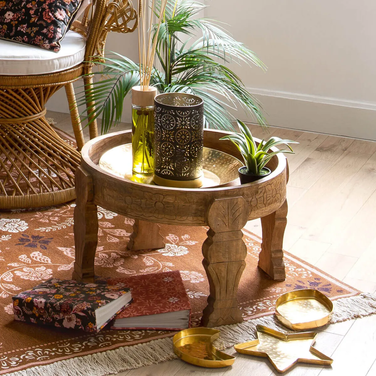 Atmosphera Tables D'Appoint*Table d'appoint "Gypsy" Noir