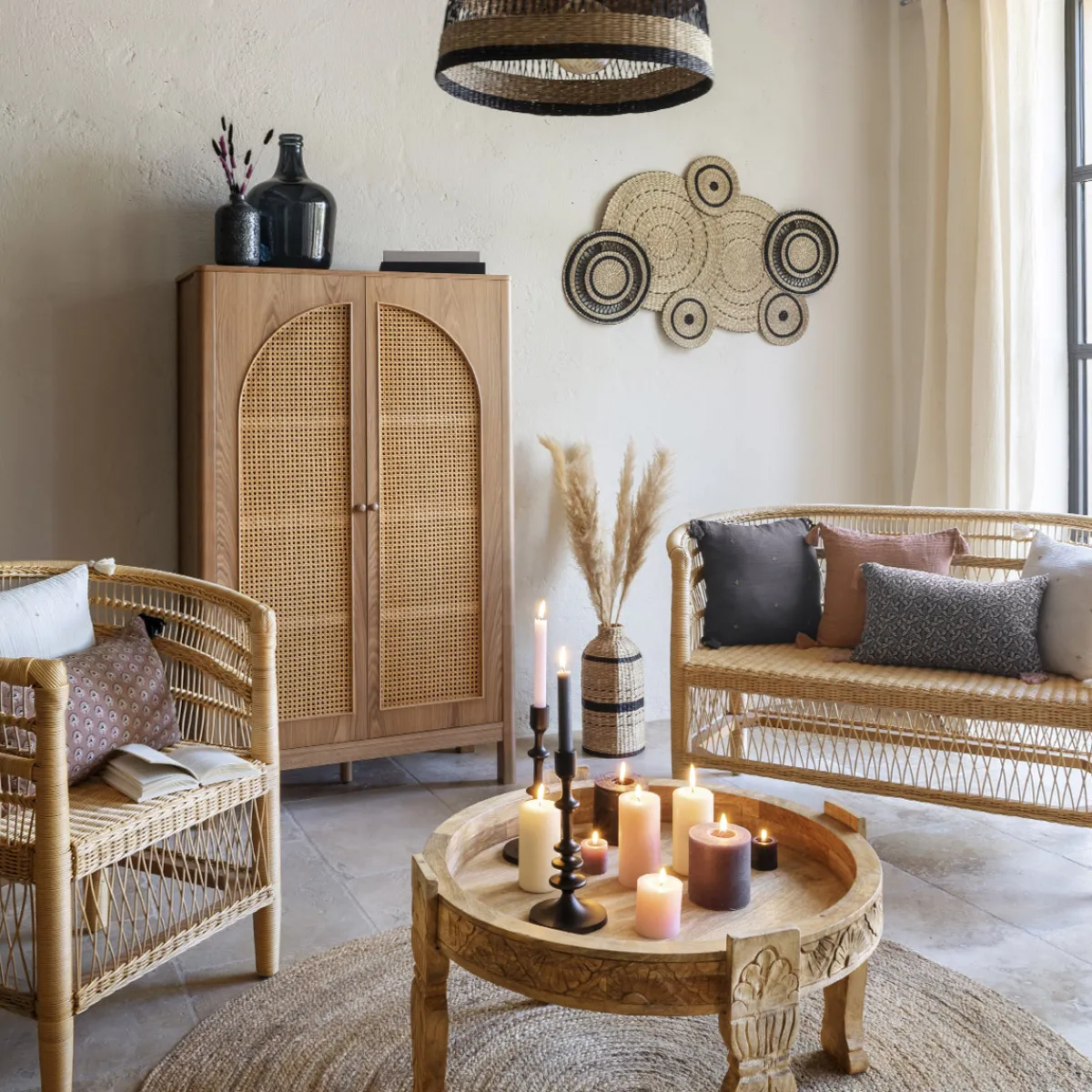 Atmosphera Tables D'Appoint*Table d'appoint "Gypsy" Noisette