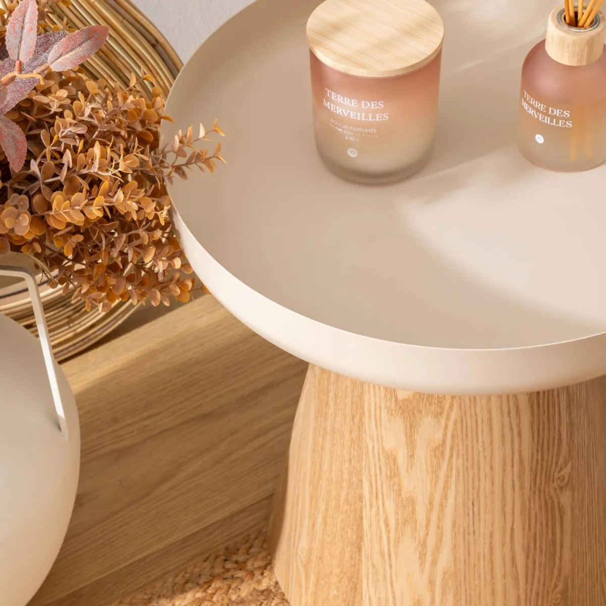 Atmosphera Tables D'Appoint*Table d'appoint "Hercyna" Noir
