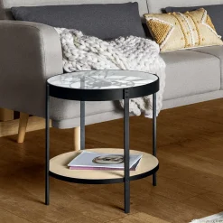 Atmosphera Tables D'Appoint*Table d'appoint horloge Vertdegris