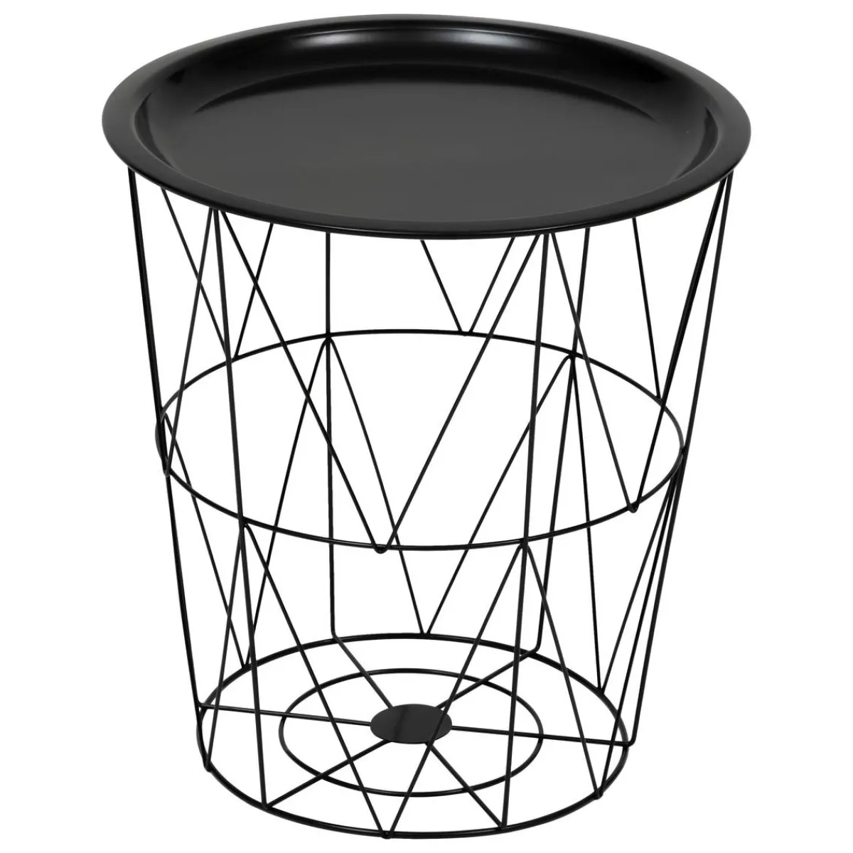 Atmosphera Tables D'Appoint*Table d'appoint "Kumi" Noir