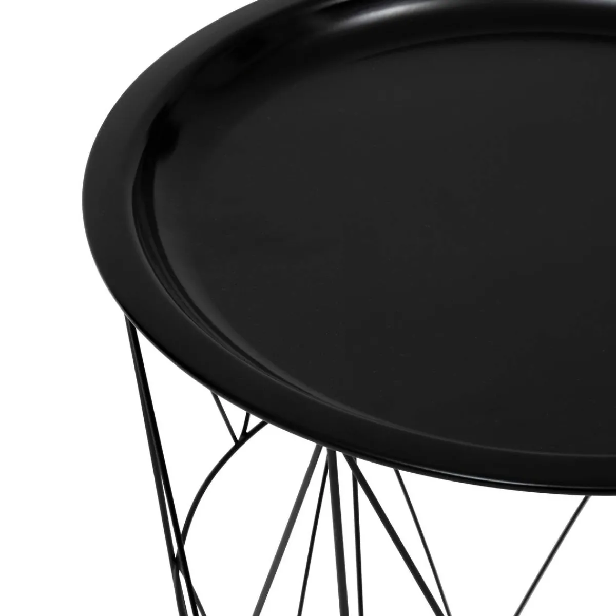 Atmosphera Tables D'Appoint*Table d'appoint "Kumi" Noir