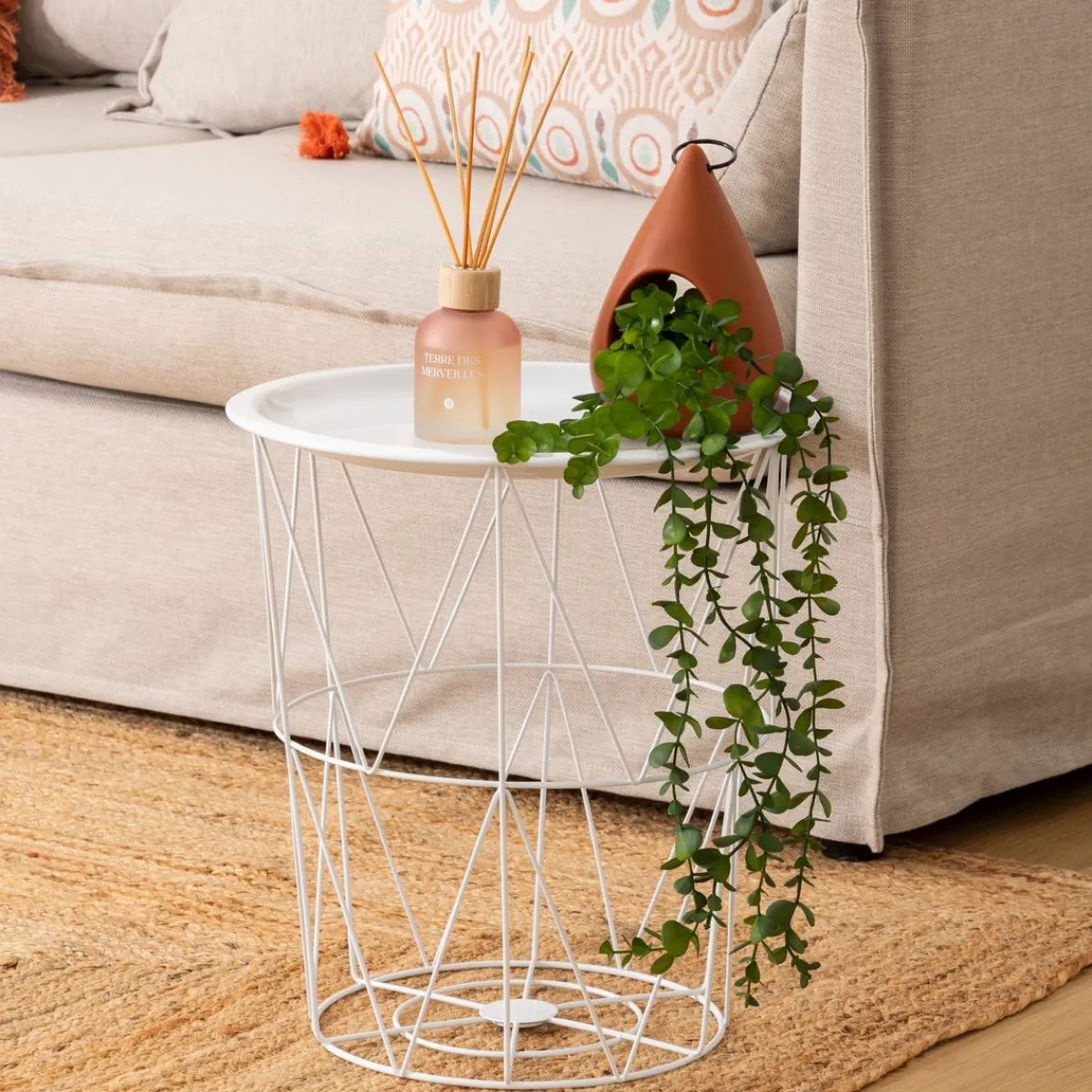 Atmosphera Tables D'Appoint*Table d'appoint "Kumi" Noir