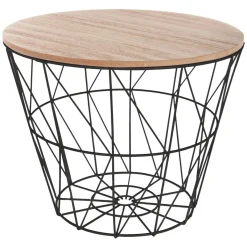 Atmosphera Tables D'Appoint*Table d'appoint "Kumi" Blanc