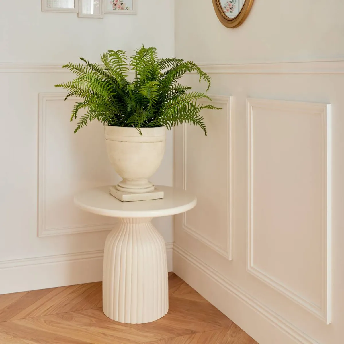 Atmosphera Voir Tout |Tables D'Appoint*Table d'appoint "Mudan" Ivoire