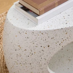 Atmosphera Mobilier D'Extérieur|Tables Basses*Table d'appoint "Narlon" Blanc