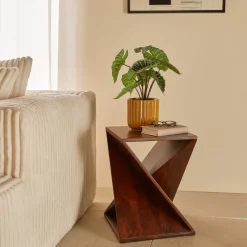 Atmosphera Tables D'Appoint*Table d'appoint "Rikaya" Beige