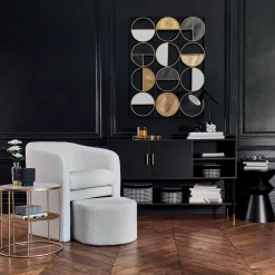 Atmosphera Tables D'Appoint*Table d'appoint "Sohan" Blancivoire