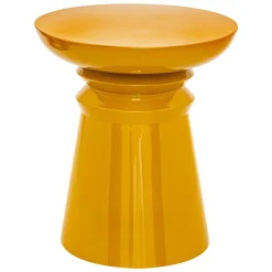 Atmosphera Tables D'Appoint*Table d'appoint totem "Jaya" Noir