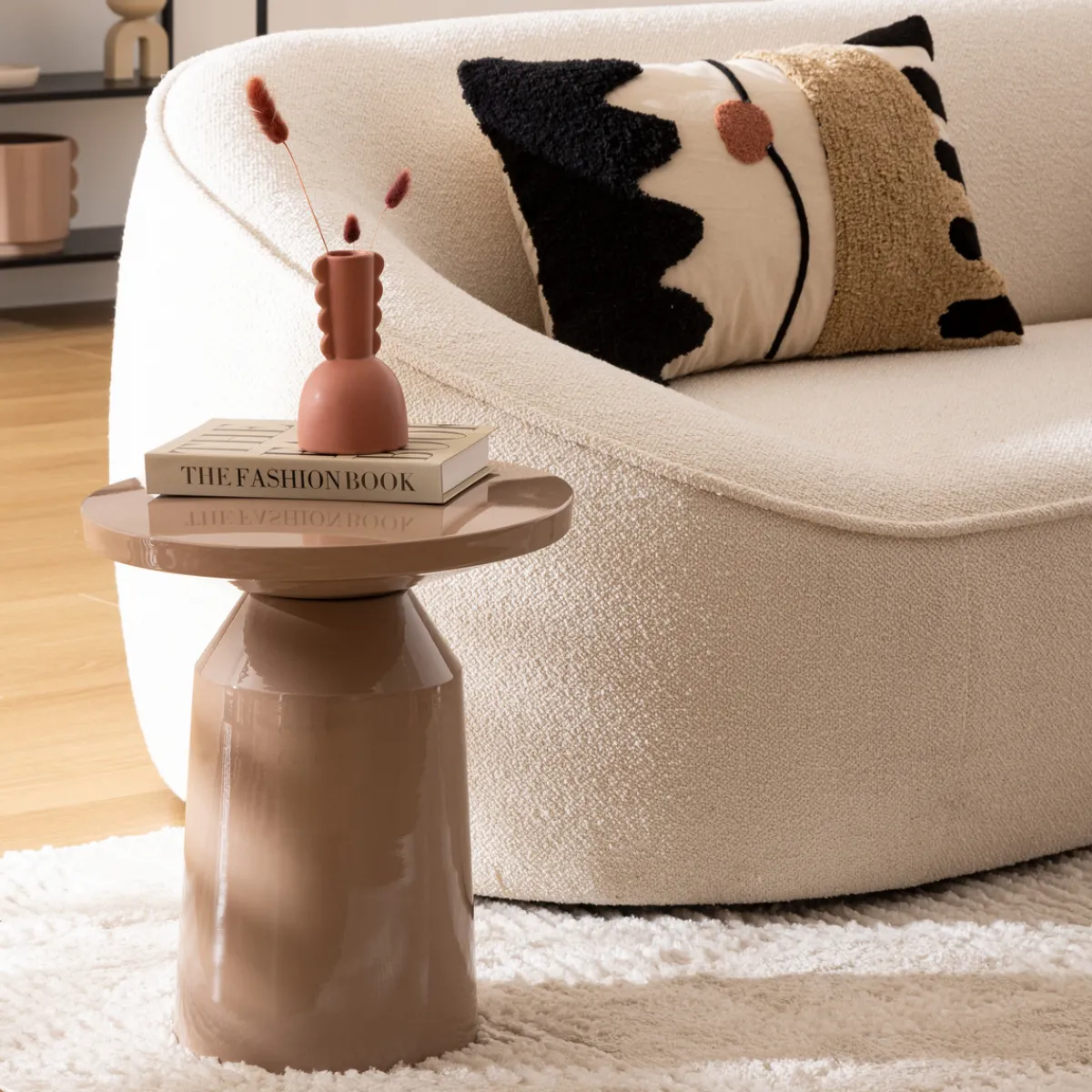 Atmosphera Voir Tout |Tables D'Appoint*Table d'appoint totem "Sita" Blanc