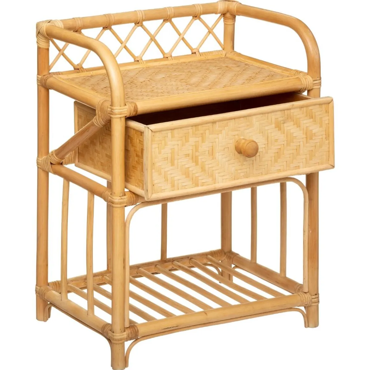 Atmosphera Tables De Chevet*Table de chevet "Aoni" Boisnaturel