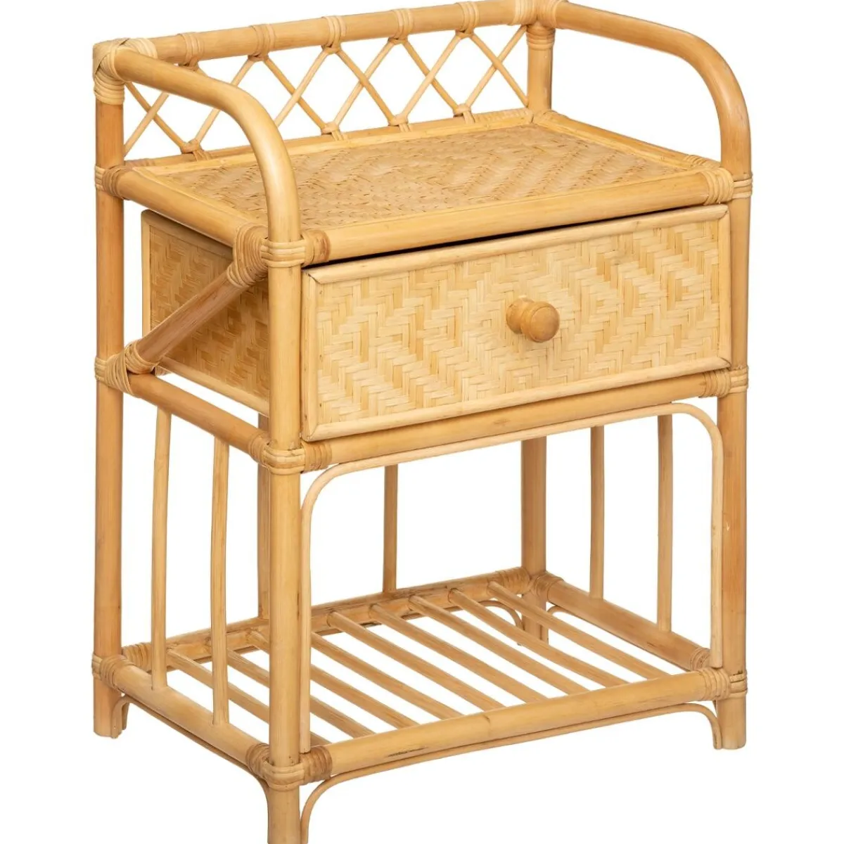 Atmosphera Tables De Chevet*Table de chevet "Aoni" Boisnaturel