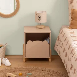 Atmosphera Bibliothèques, Étagères*Table de chevet enfant "Douceur" Beige
