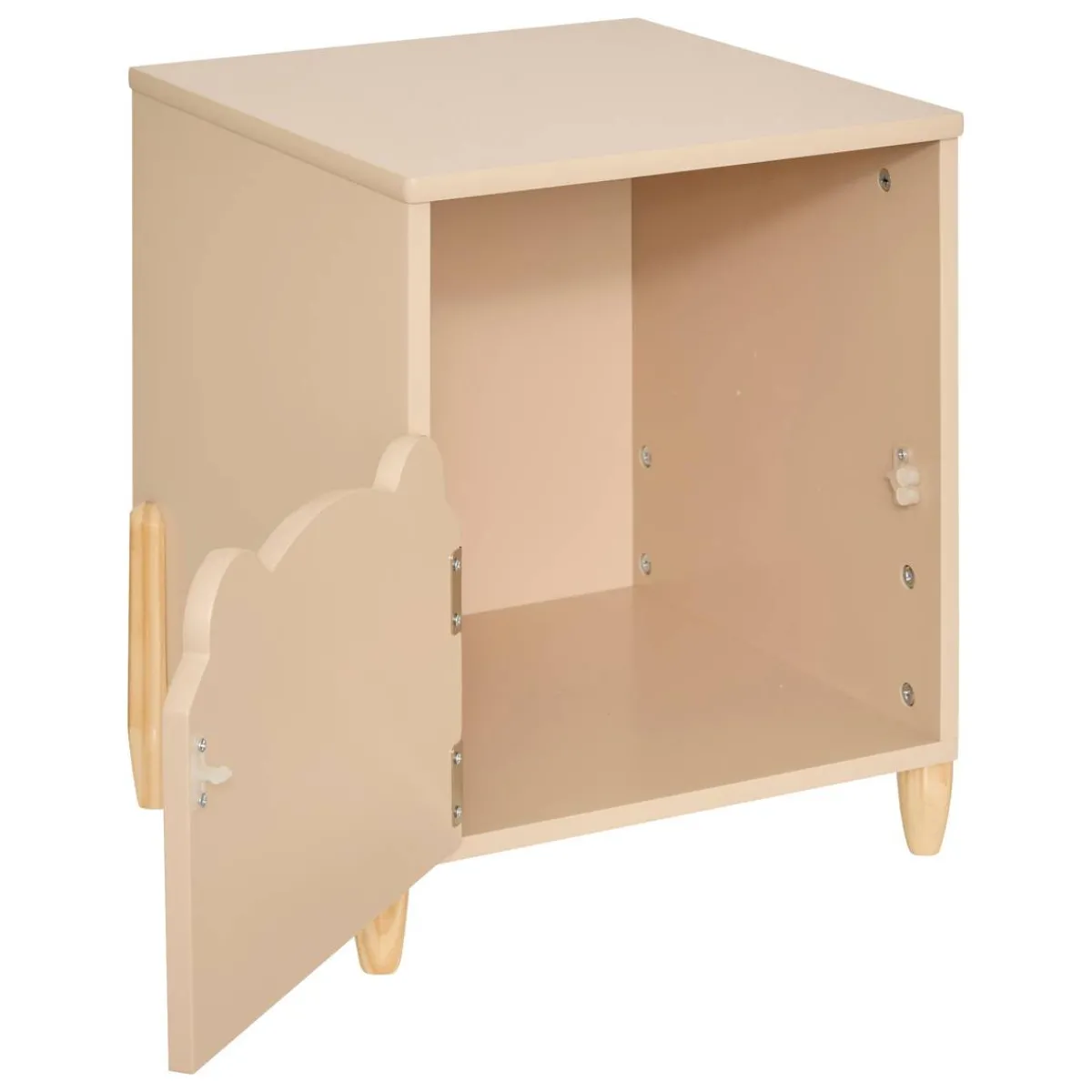 Atmosphera Bibliothèques, Étagères*Table de chevet enfant "Douceur" Beige