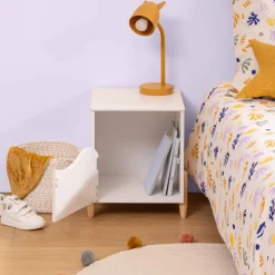 Atmosphera Bibliothèques, Étagères*Table de chevet enfant "Douceur" Beige