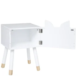 Atmosphera Tables|Sélection Montessori*Table de chevet enfant "Renard" Blanc