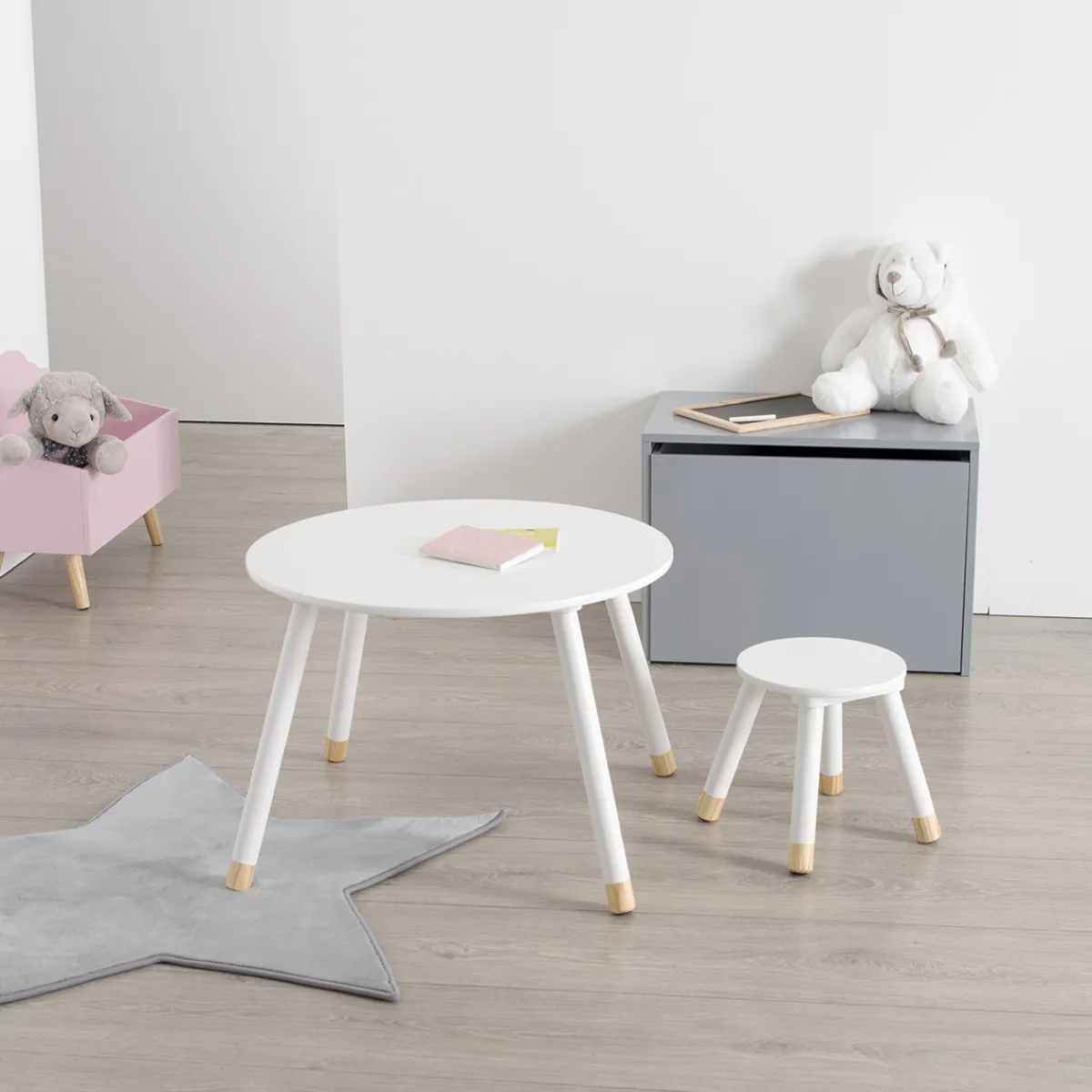 Atmosphera Tables*Table enfant "Douceur" Blanc