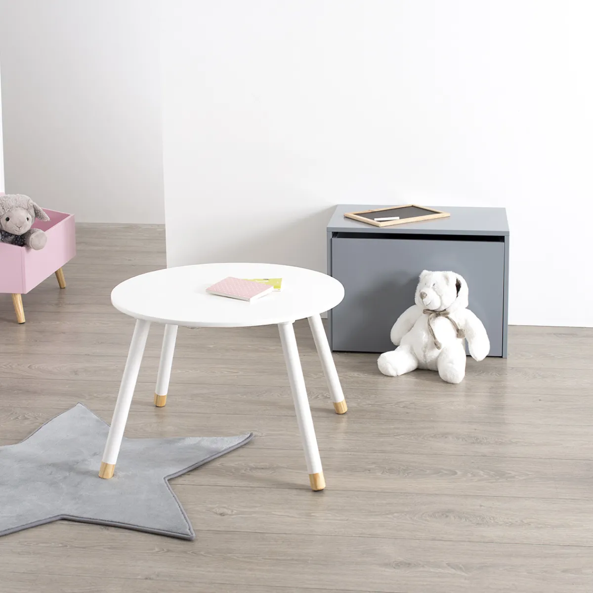 Atmosphera Tables*Table enfant "Douceur" Blanc