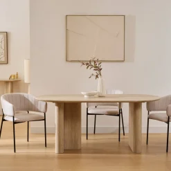 Atmosphera Tables À Manger|Tables À Manger*Table à manger "Anaya" Beige