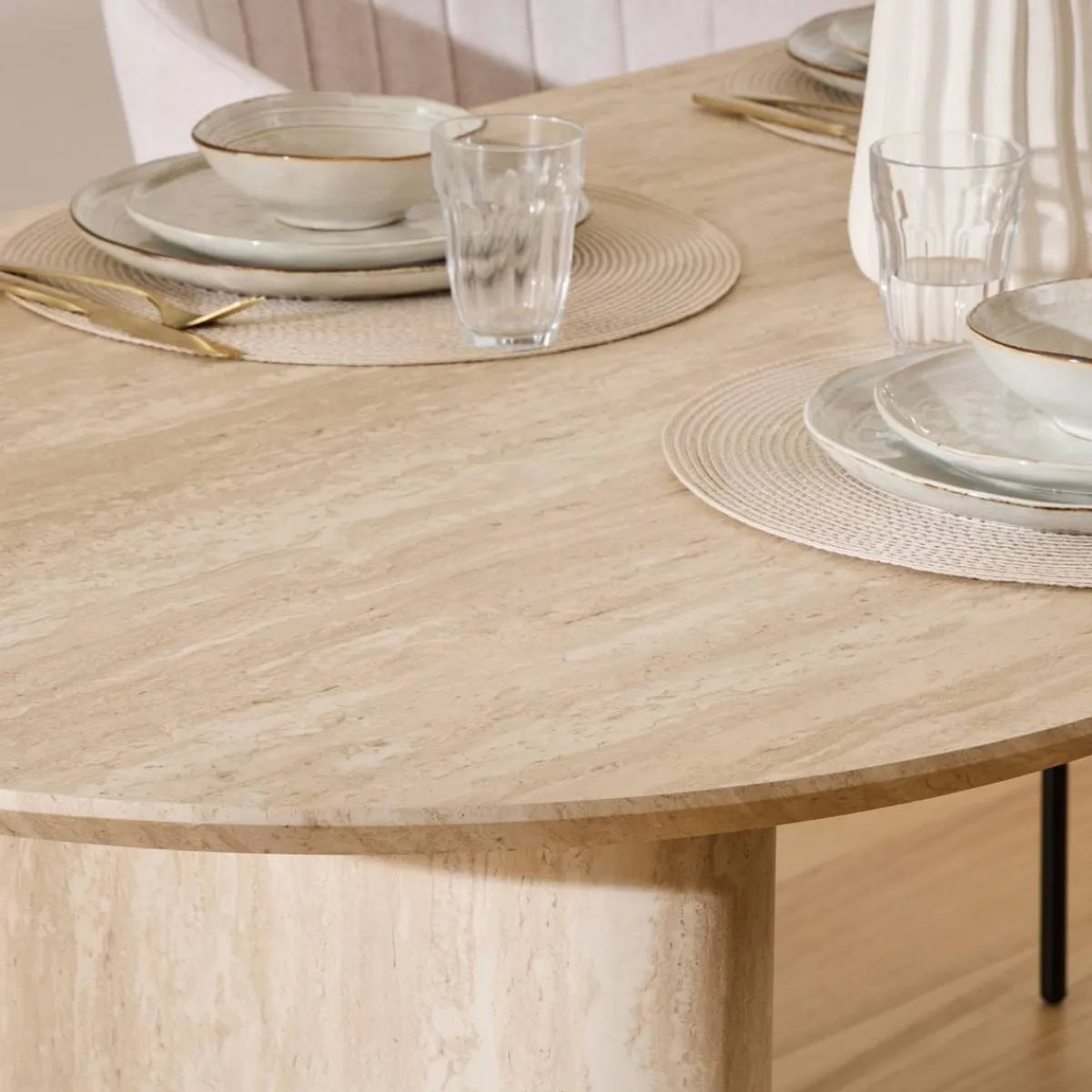Atmosphera Tables À Manger|Tables À Manger*Table à manger "Anaya" Beige