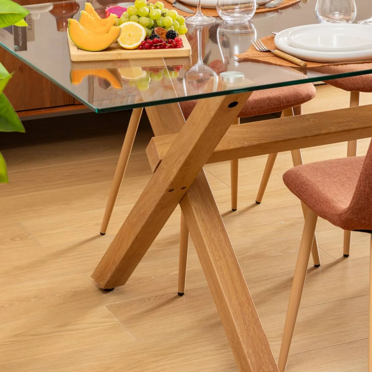 Atmosphera Tables À Manger|Tables À Manger*Table à manger "Jorel" Blanc