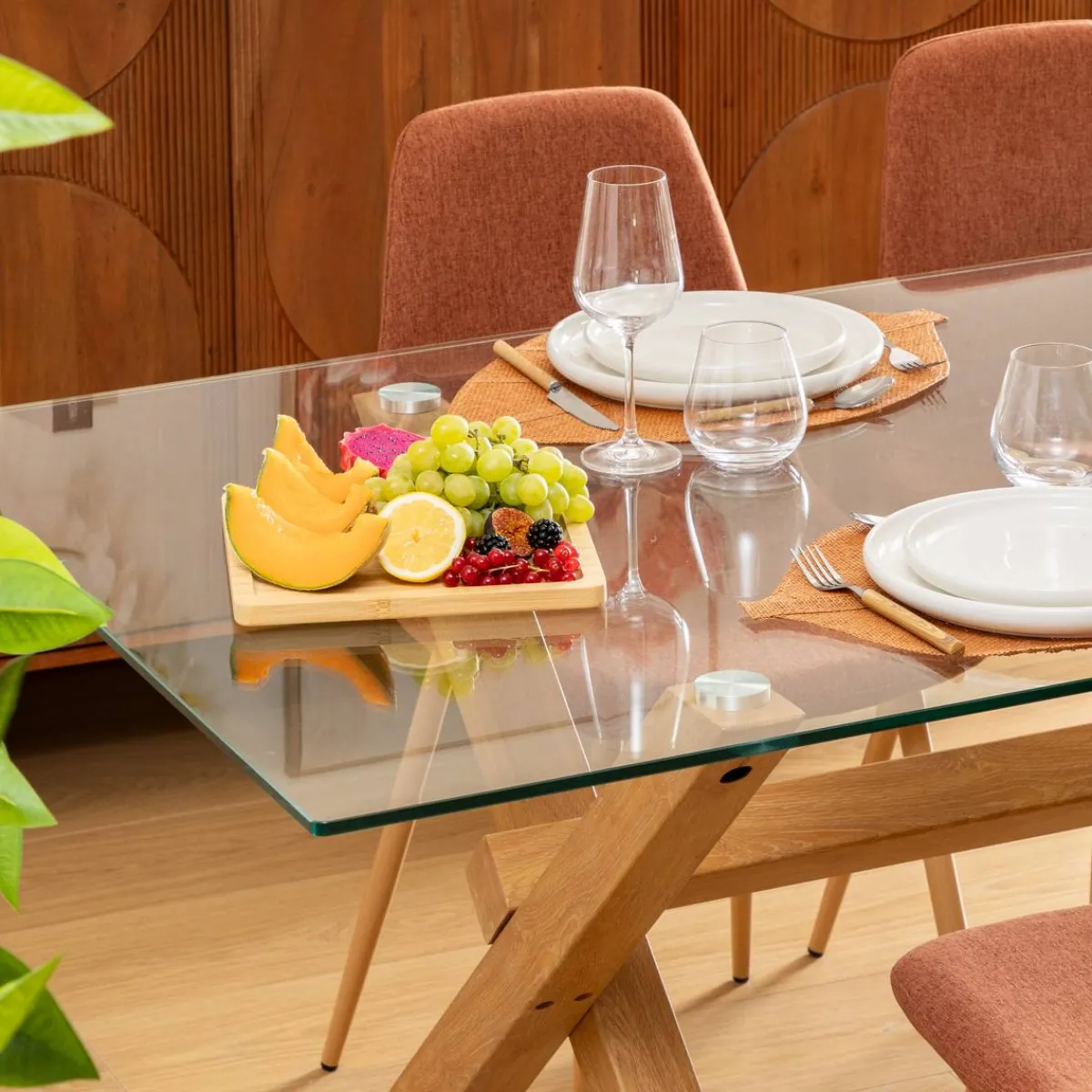 Atmosphera Tables À Manger|Tables À Manger*Table à manger "Jorel" Blanc