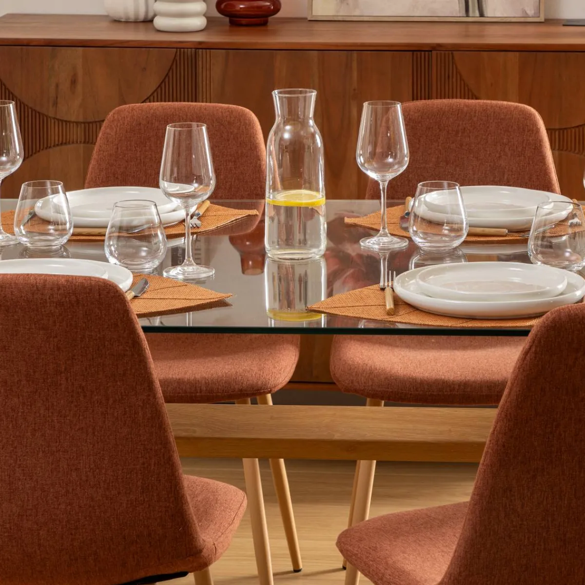 Atmosphera Tables À Manger|Tables À Manger*Table à manger "Jorel" Blanc