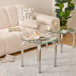 Atmosphera Tables D'Appoint*Tables gignognes "Hecate" Beige