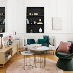 Atmosphera Tables D'Appoint*Tables gigognes Argent