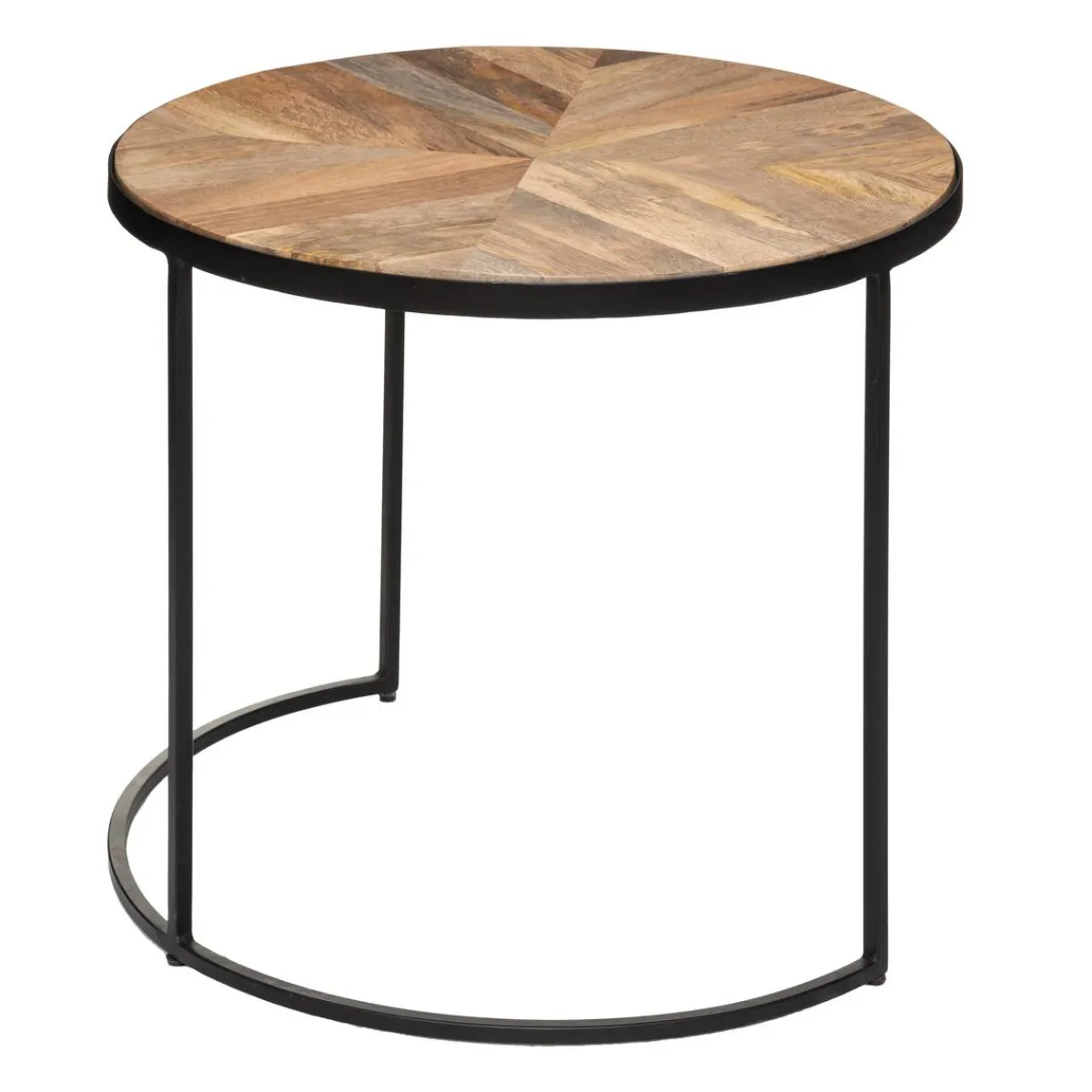 Atmosphera Tables D'Appoint*Tables gigognes "Basile" Blanc
