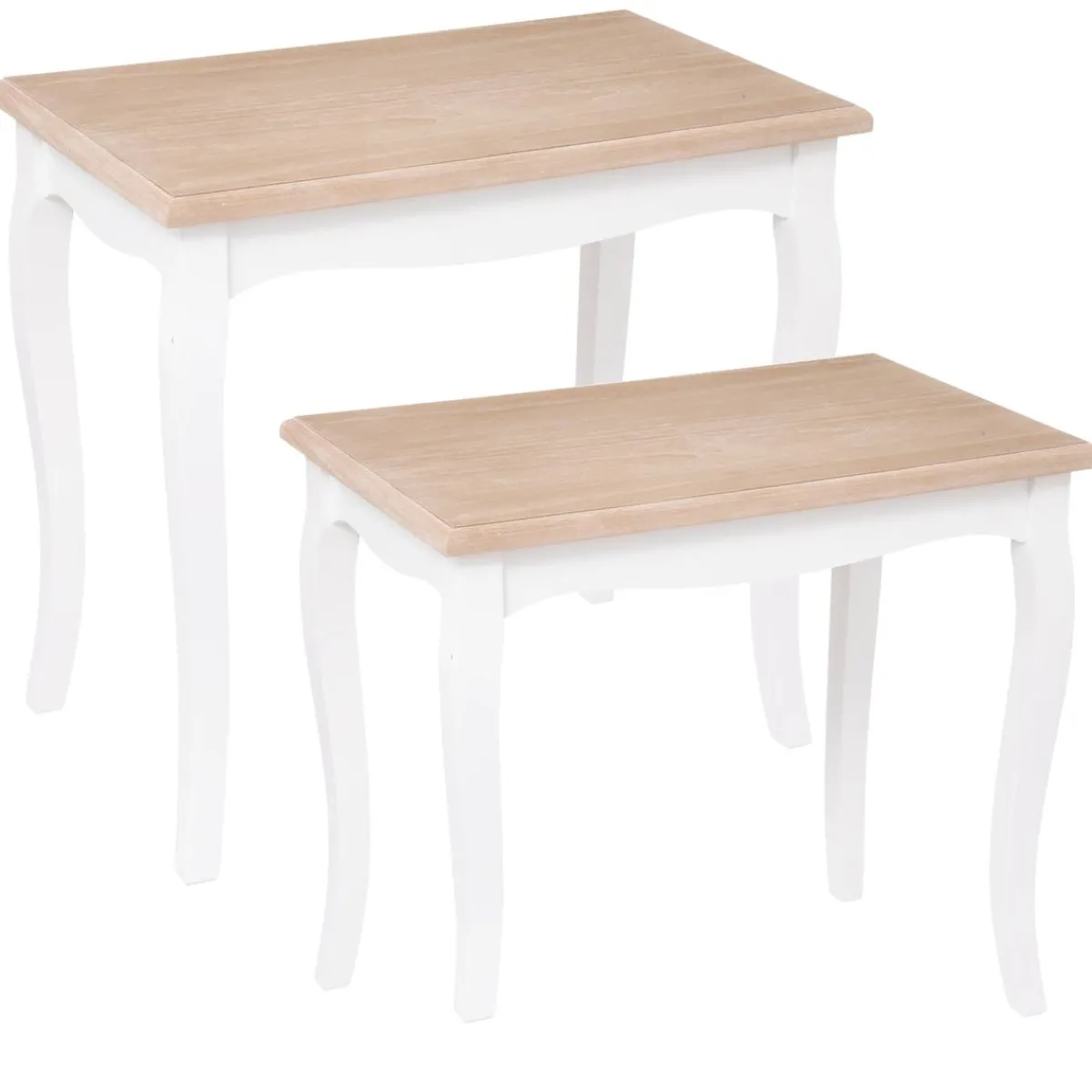 Atmosphera Tables D'Appoint*Tables gigognes "Chrysa" Beige