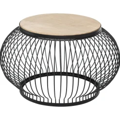 Atmosphera Tables D'Appoint*Tables gigognes "Esther" Beige