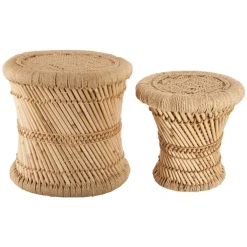 Atmosphera Tables D'Appoint*Tables gigognes "Ilyan" Bois