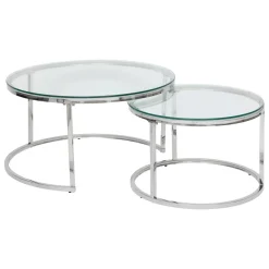 Atmosphera Tables Basses|Voir Tout *2 tables gigognes "Kneo" Marron