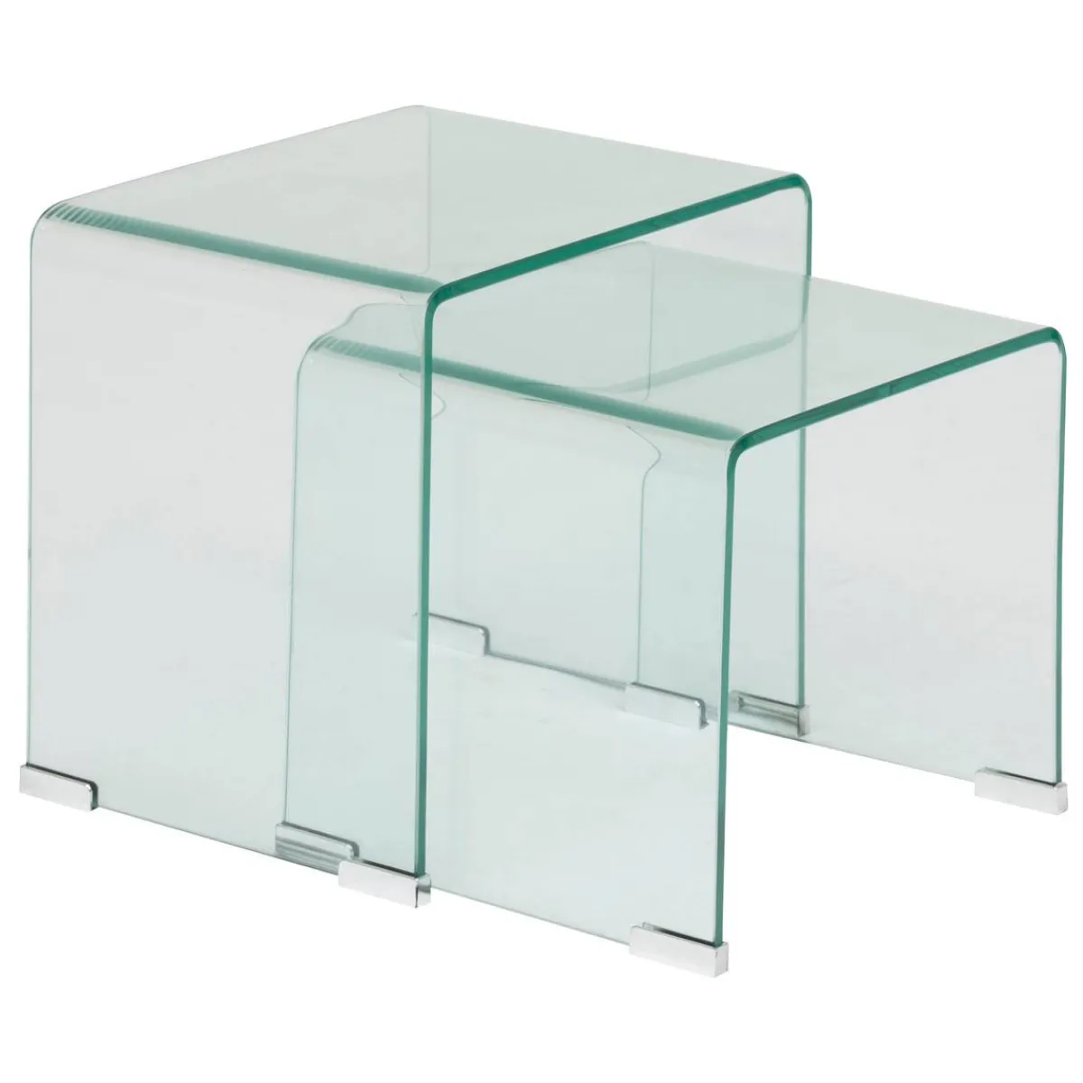 Atmosphera Tables Basses*2 tables gigognes "Lenia" Boisnaturel