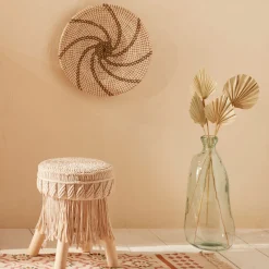 Atmosphera Tabourets|Poufs*Tabouret Blanc