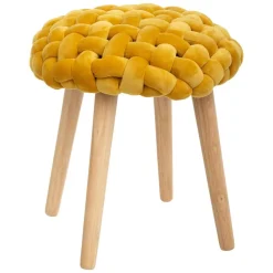 Atmosphera Tabourets|Poufs*Tabouret "Akemi" Vertkaki