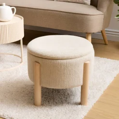 Atmosphera Poufs*Tabouret coffre 
