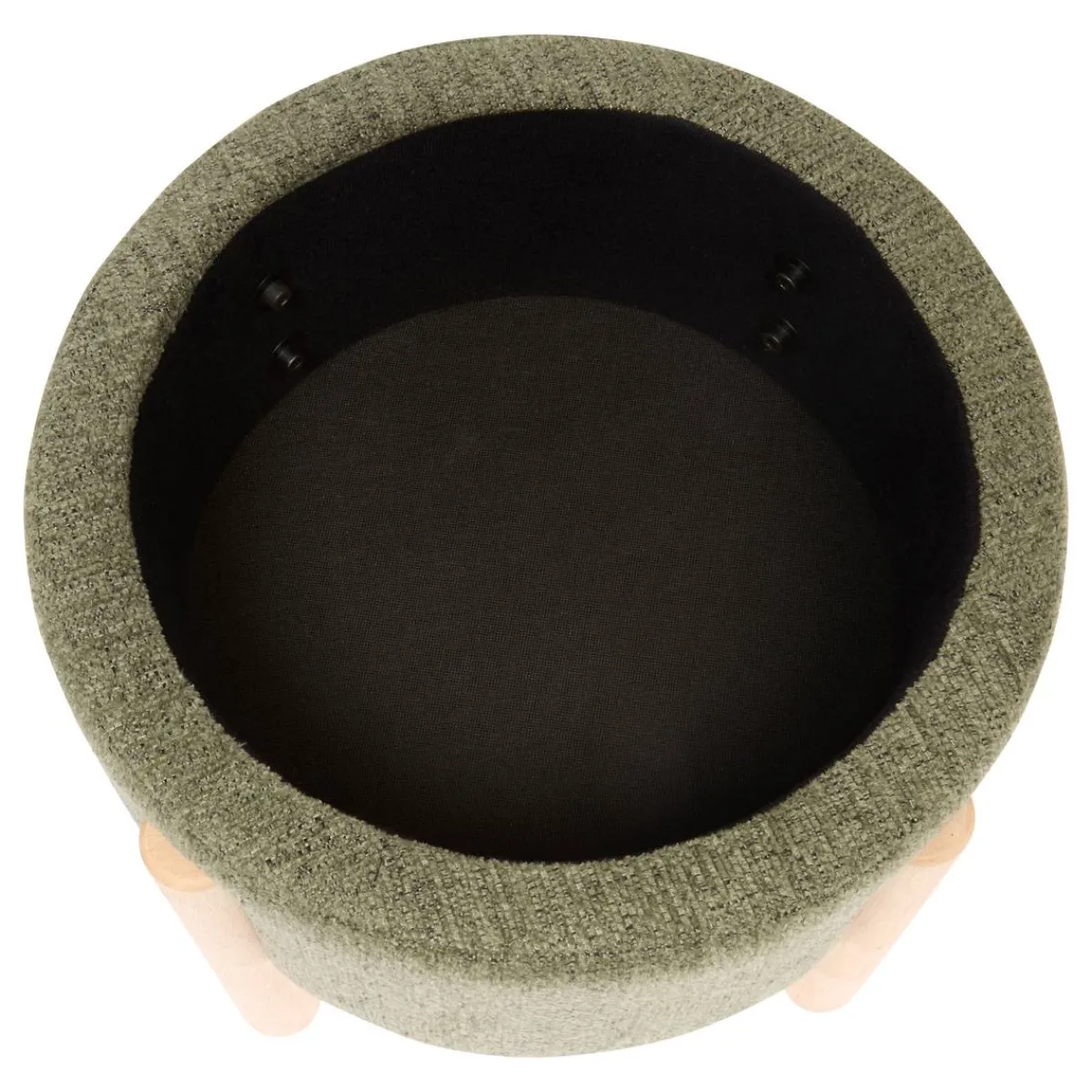 Atmosphera Poufs*Tabouret coffre "Elki" Ambre