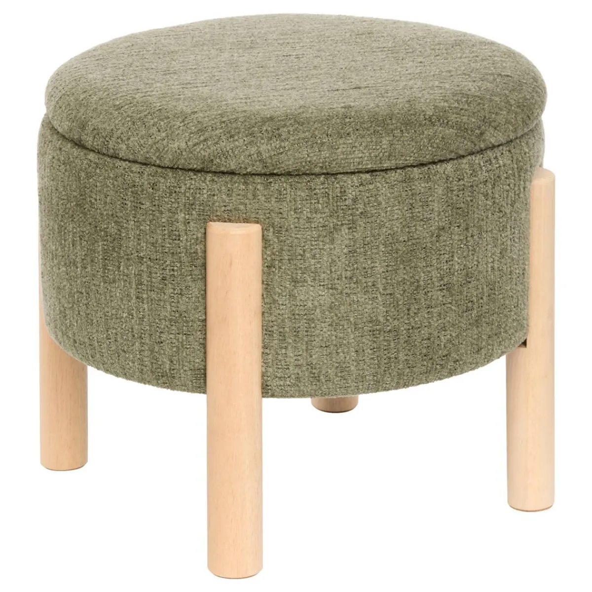 Atmosphera Poufs*Tabouret coffre "Elki" Ambre