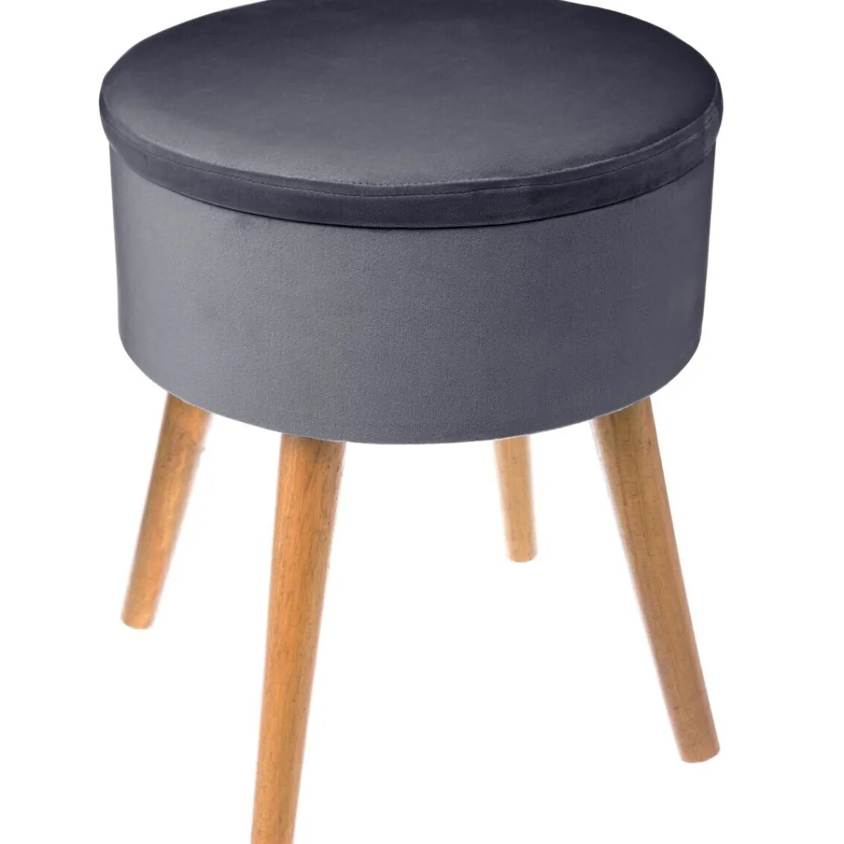 Atmosphera Tabourets|Poufs*Tabouret coffre "Tess" Vertkaki