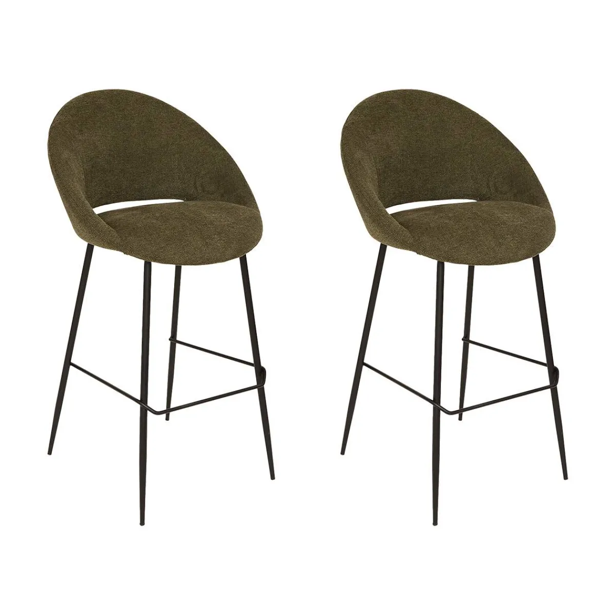 Atmosphera Chaises De Bar|Tabourets De Bar*Tabouret de bar "Amago" Blanc