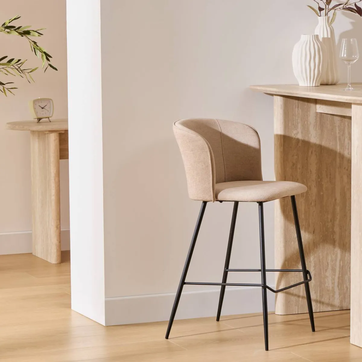 Atmosphera Chaises De Bar|Tabourets De Bar*Tabouret de bar "Jasny" Noir