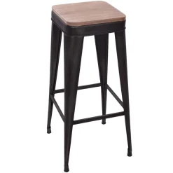 Atmosphera Tabourets De Bar|Tabourets De Bar*Tabouret de bar "Joris" Ocre