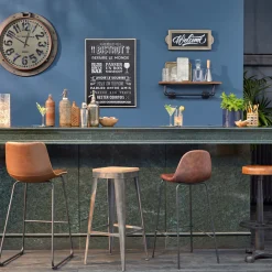 Atmosphera Tabourets De Bar|Tabourets De Bar*Tabouret de bar "Joris" Ocre