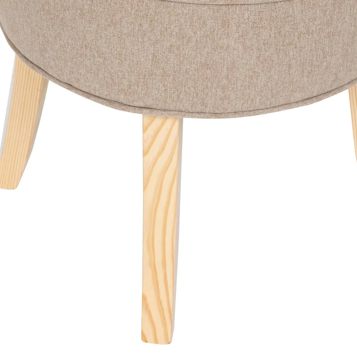 Atmosphera Tabourets*Tabouret "Firmin" Blanc