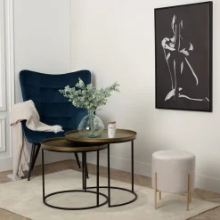 Atmosphera Tabourets|Poufs*Tabouret "Living" Beige