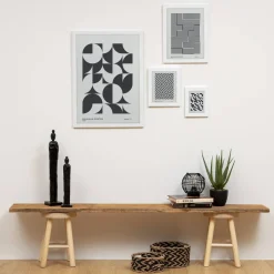 Atmosphera Tabourets*Tabouret "Nyar" Blanc