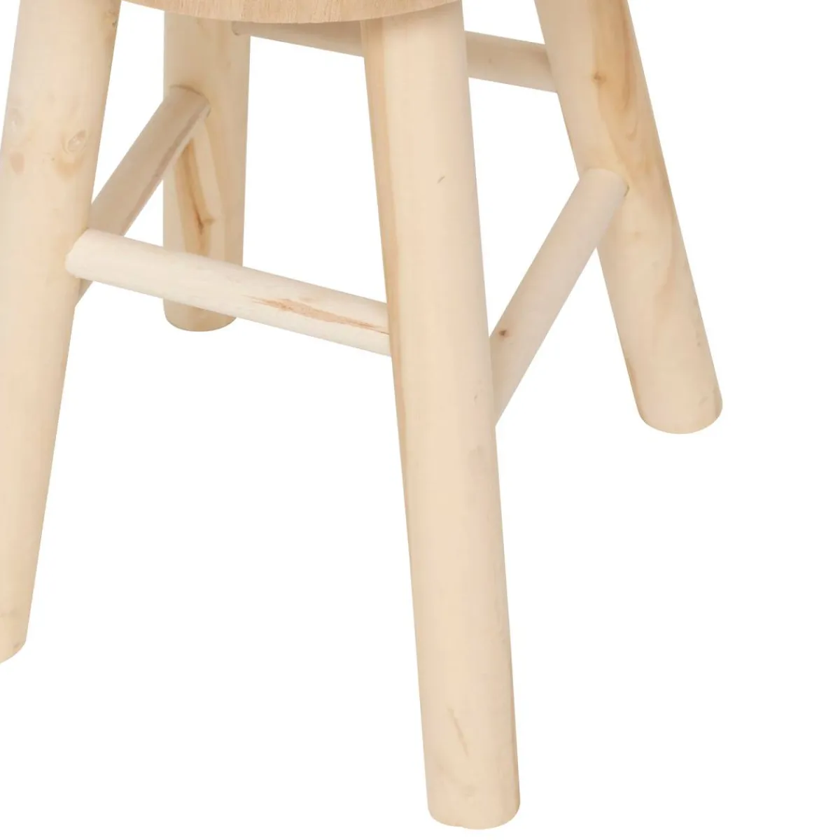 Atmosphera Tabourets*Tabouret "Nyar" Blanc